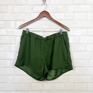 Madewell Olive Pull On Wear Anywhere Shorts